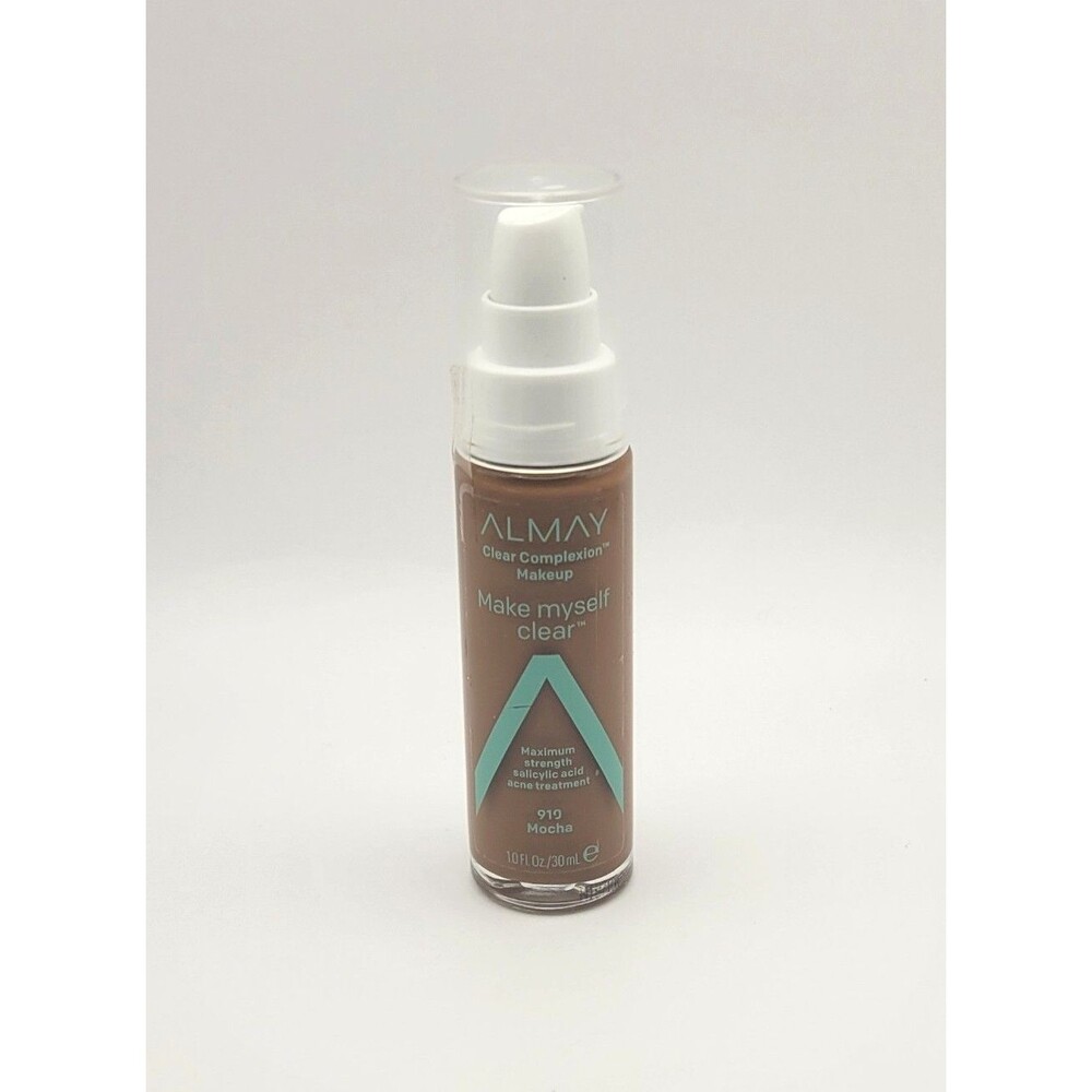 Almay Clear Complexion Make Myself Clear Makeup 910 Mocha 1 fl oz NEW